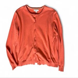 Cherokee Women's Vibrant Orange Cardigan